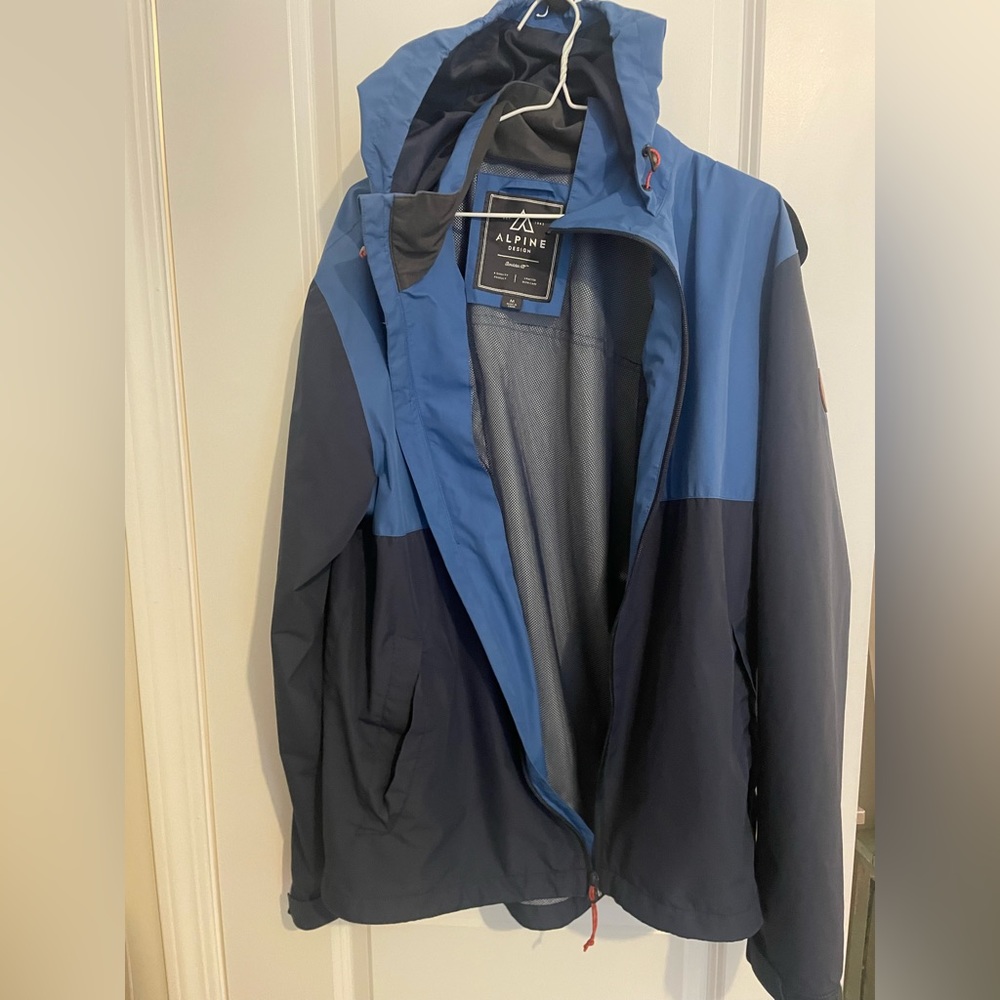 Alpine Design Mens rain jacket